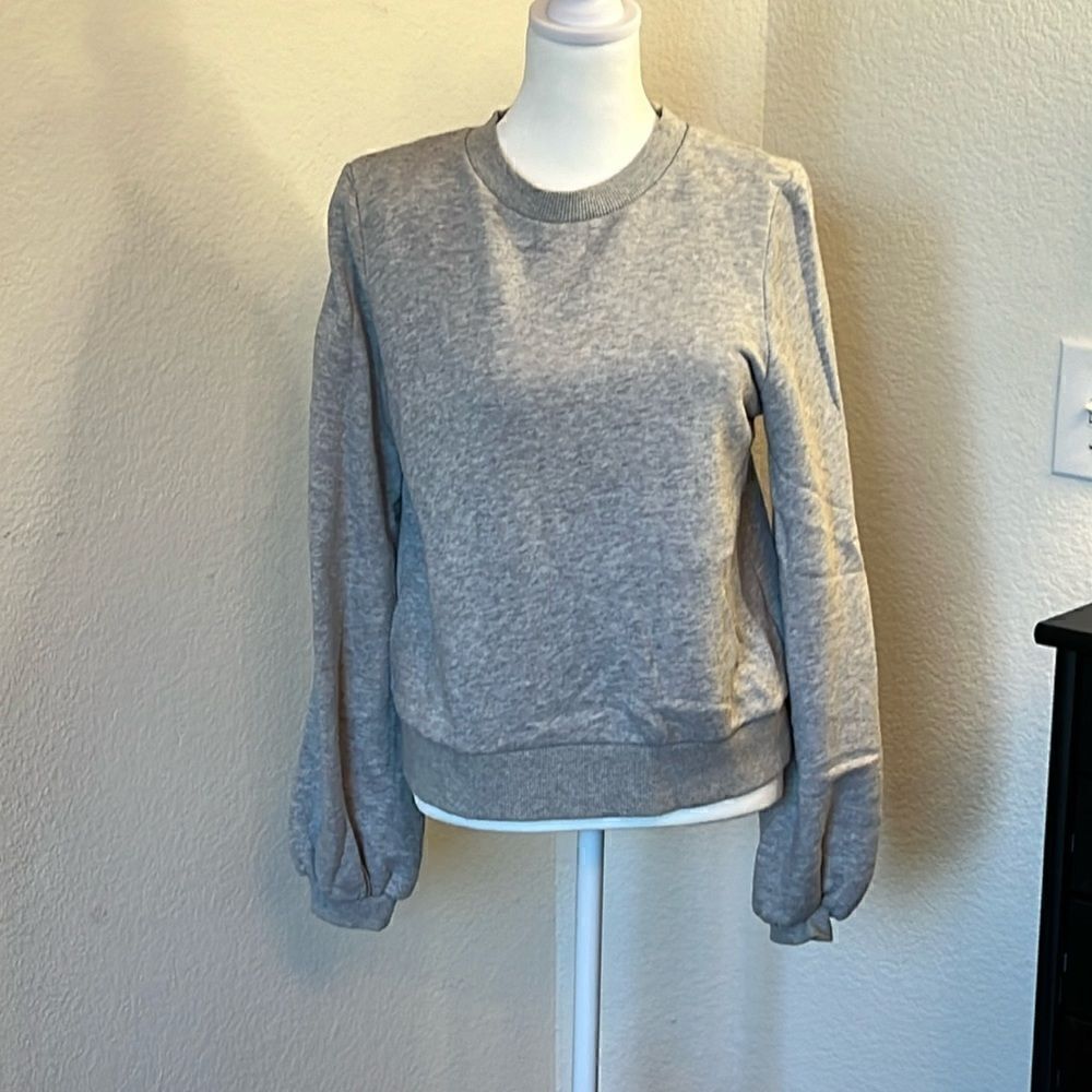a. new day Gray Long Sleeve Sweatshirt - Size XS